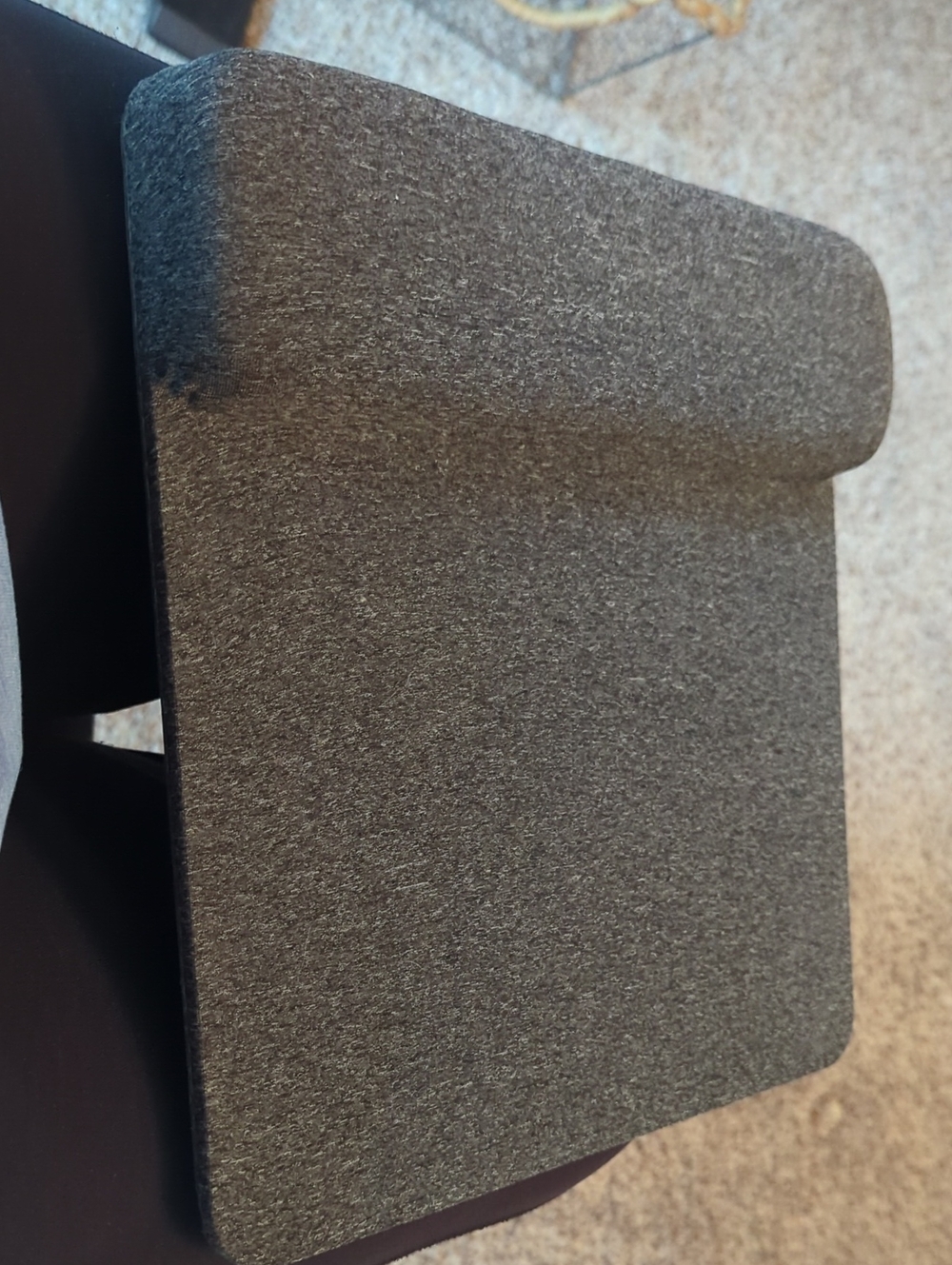 Gray Felt Laptop or Tablet Stand/Mouse Pad With Wrist Rest